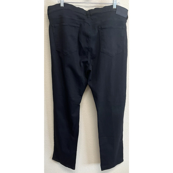 Paige Jeans Men's Size 38x30 Black Federal Denim Stretch Straight Leg - Picture 4 of 12